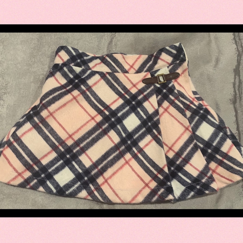 Blush plaid skirt from Janie and jack